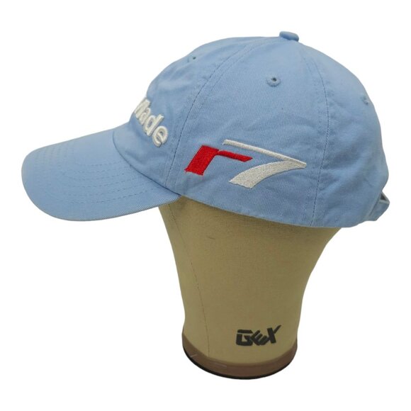 TaylorMade R7 Golf Cap Adjustable Tuck Strap Embroidered Trucker Baseball Hat - Picture 11 of 14